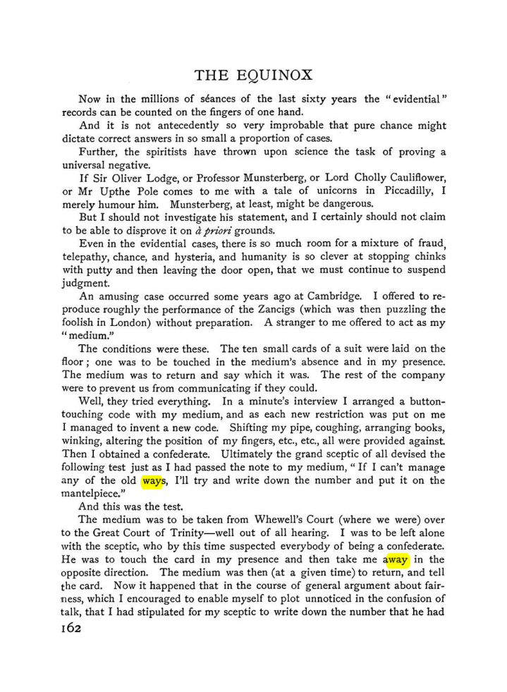 Original scan of The Equinox (Volume I, Number V), PDF page 170