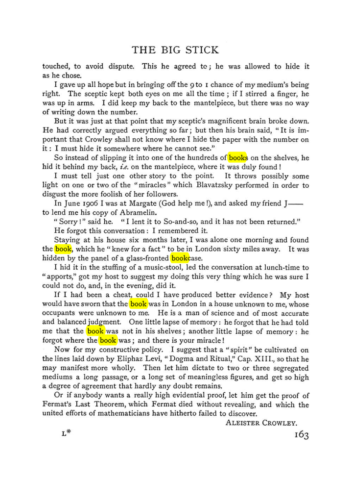 Original scan of The Equinox (Volume I, Number V), PDF page 171