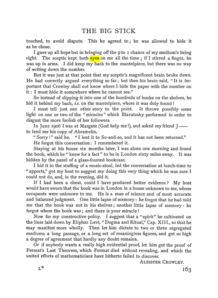 Original scan of The Equinox (Volume I, Number V), PDF page 171