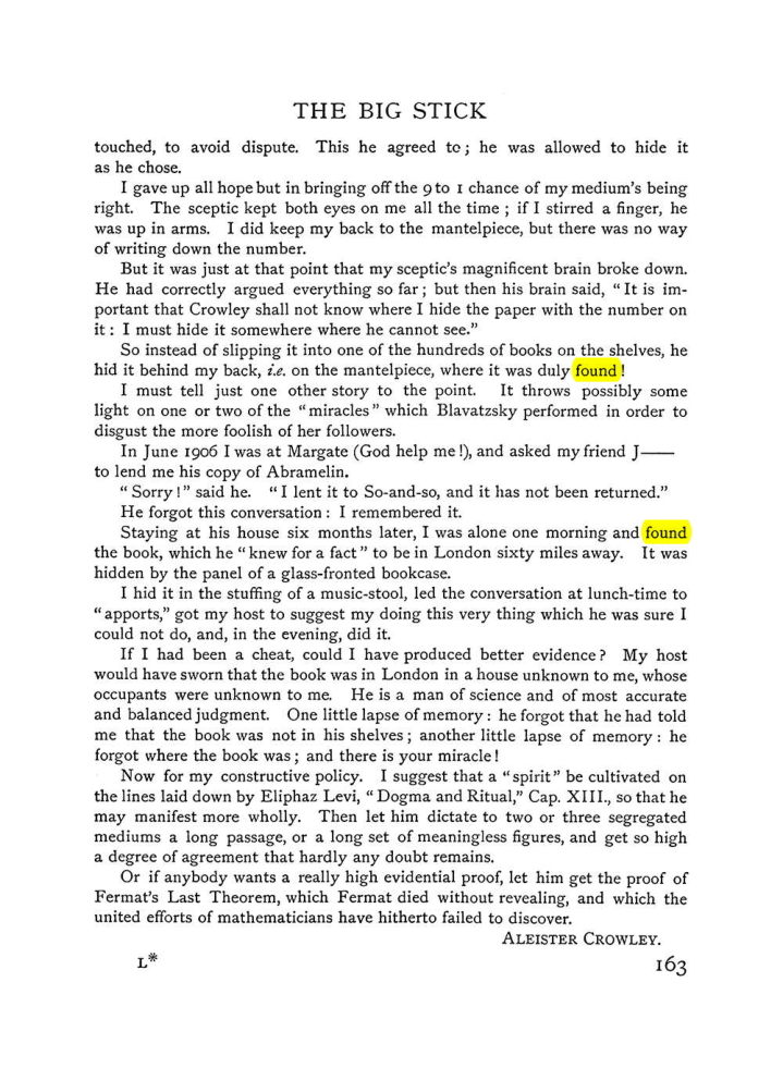 Original scan of The Equinox (Volume I, Number V), PDF page 171