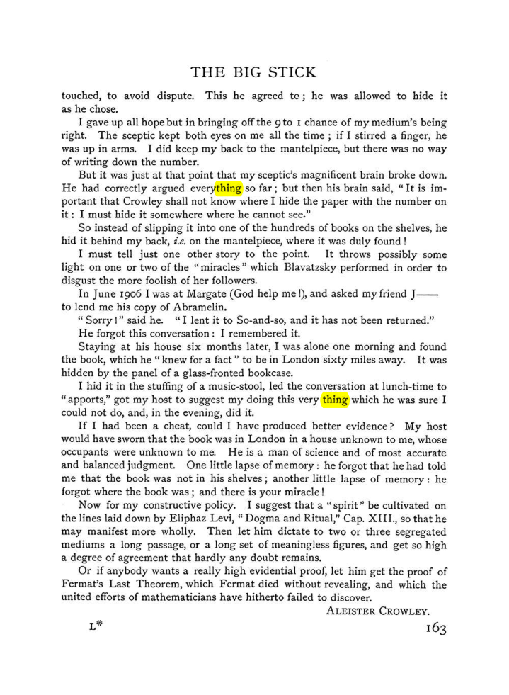 Original scan of The Equinox (Volume I, Number V), PDF page 171