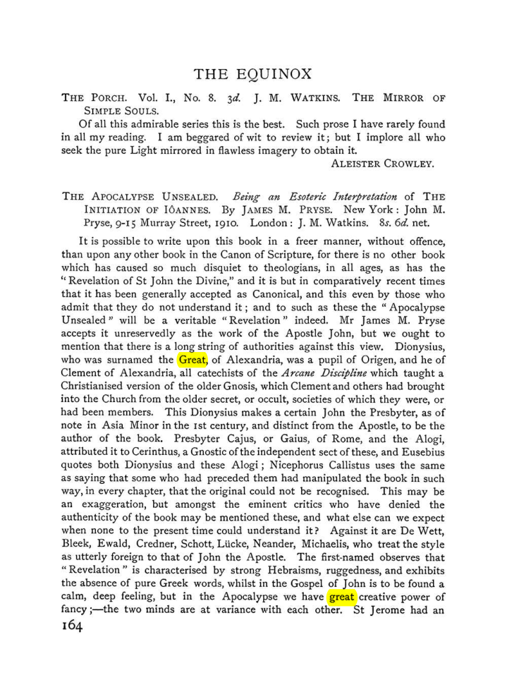 Original scan of The Equinox (Volume I, Number V), PDF page 172