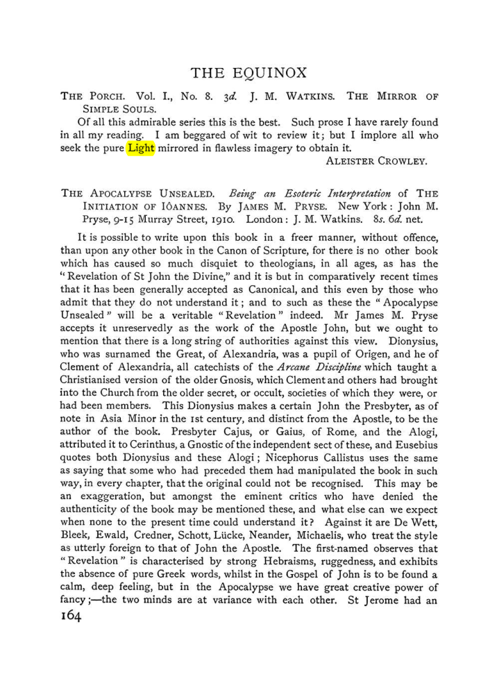 Original scan of The Equinox (Volume I, Number V), PDF page 172