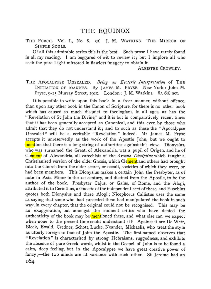 Original scan of The Equinox (Volume I, Number V), PDF page 172