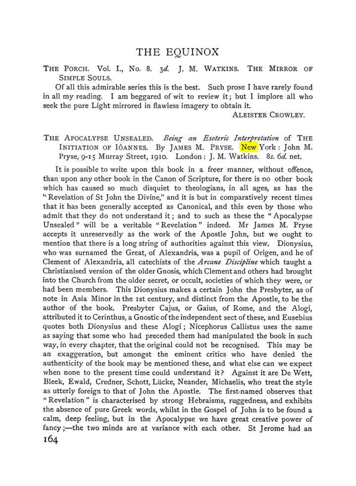 Original scan of The Equinox (Volume I, Number V), PDF page 172