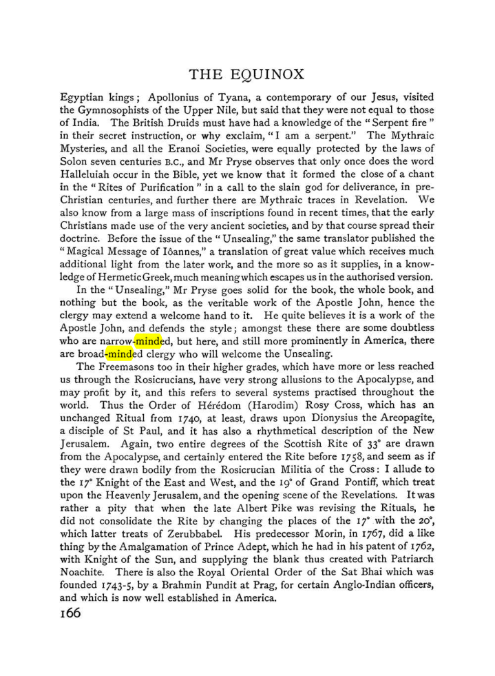Original scan of The Equinox (Volume I, Number V), PDF page 174