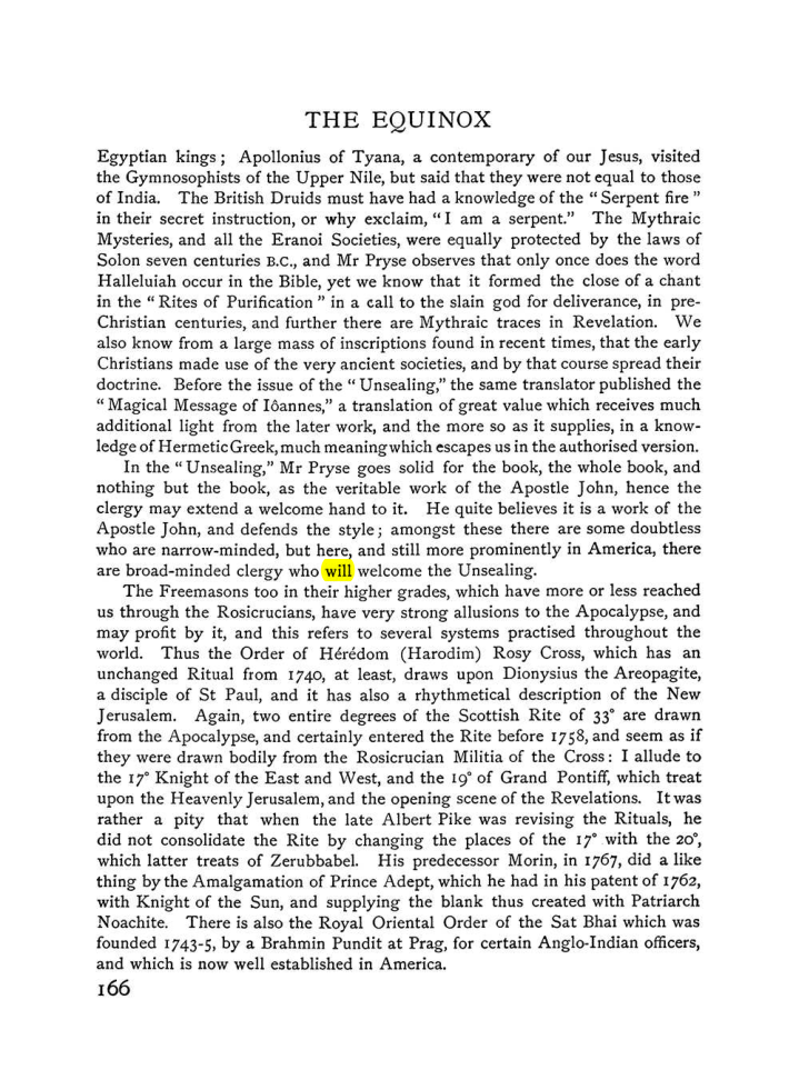 Original scan of The Equinox (Volume I, Number V), PDF page 174