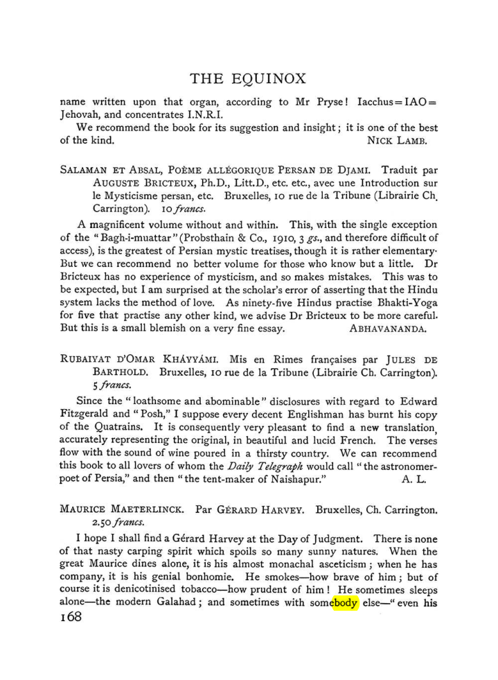 Original scan of The Equinox (Volume I, Number V), PDF page 176