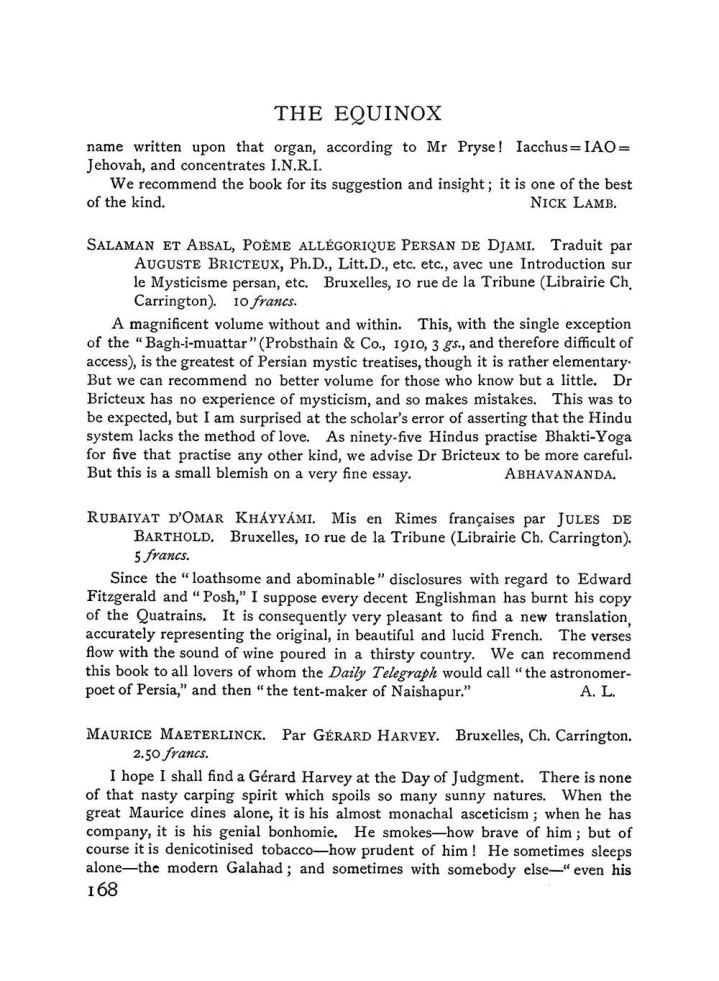 Original scan of The Equinox (Volume I, Number V), PDF page 176