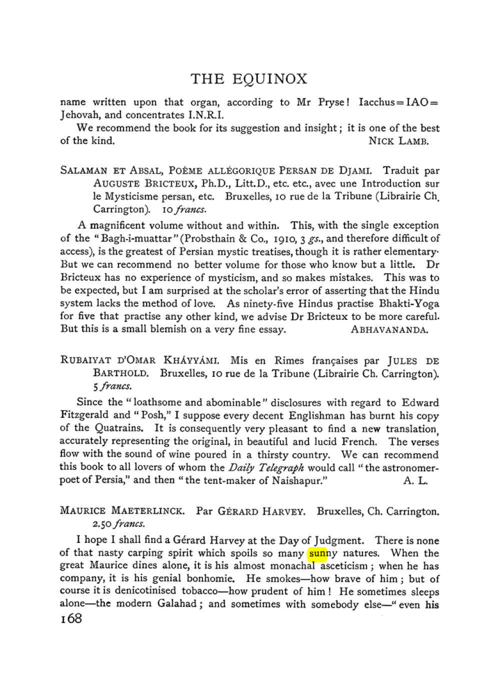 Original scan of The Equinox (Volume I, Number V), PDF page 176
