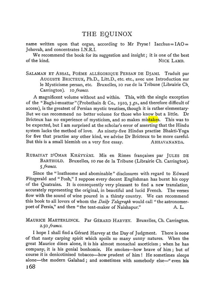 Original scan of The Equinox (Volume I, Number V), PDF page 176