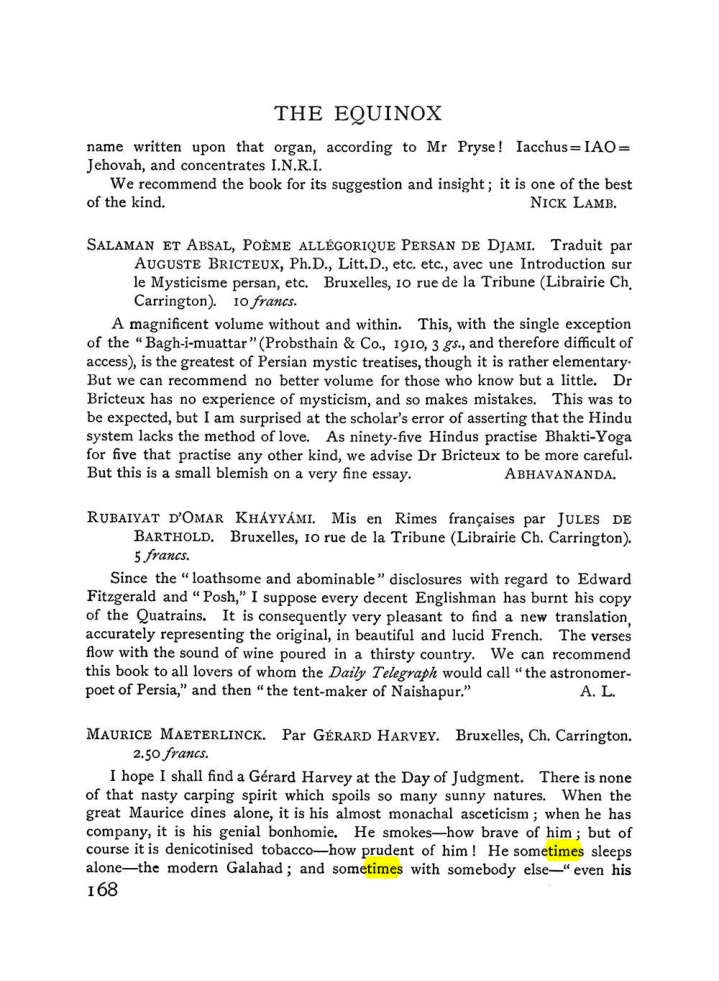 Original scan of The Equinox (Volume I, Number V), PDF page 176