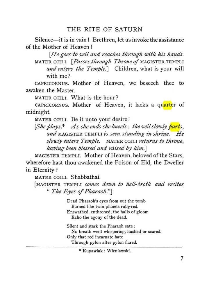Original scan of The Equinox (Volume I, Number V), PDF page 189