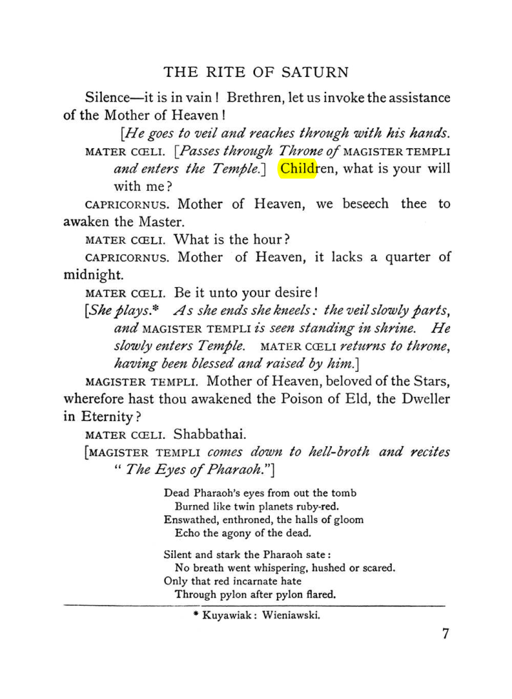 Original scan of The Equinox (Volume I, Number V), PDF page 189