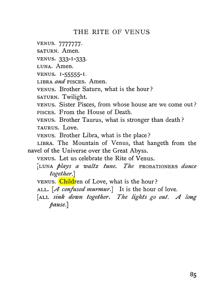 Original scan of The Equinox (Volume I, Number V), PDF page 263