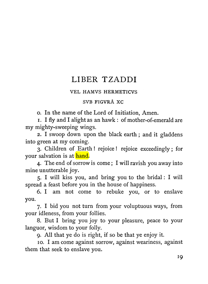 Original scan of The Equinox (Volume I, Number V), PDF page 27