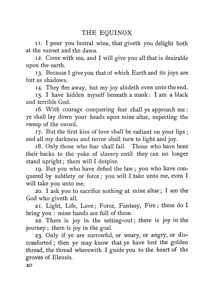 Original scan of The Equinox (Volume I, Number V), PDF page 28