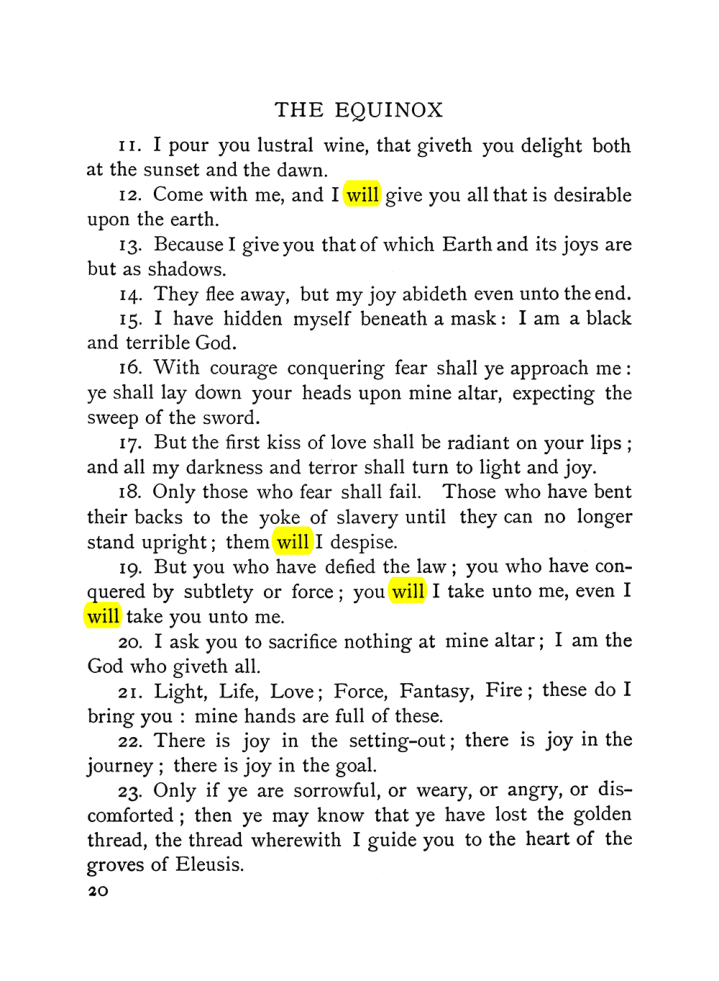 Original scan of The Equinox (Volume I, Number V), PDF page 28