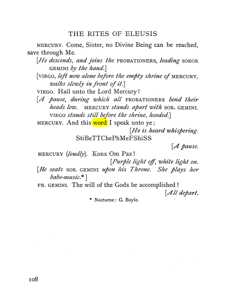 Original scan of The Equinox (Volume I, Number V), PDF page 286