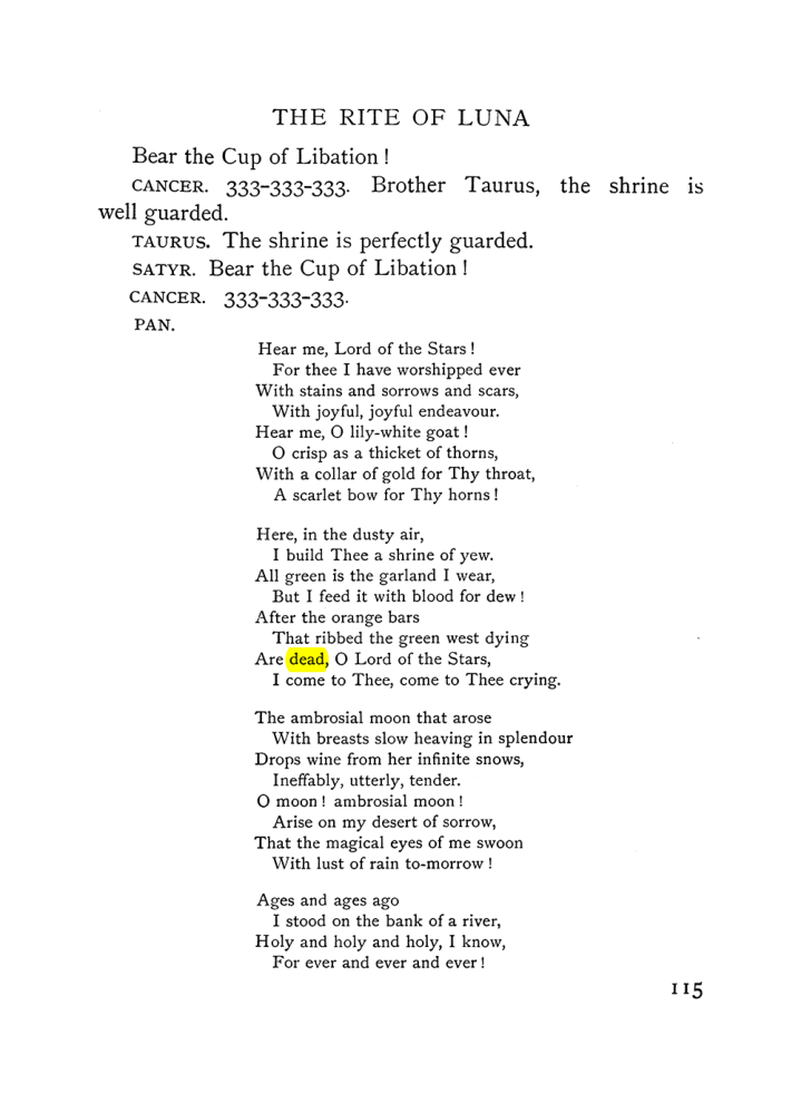 Original scan of The Equinox (Volume I, Number V), PDF page 293
