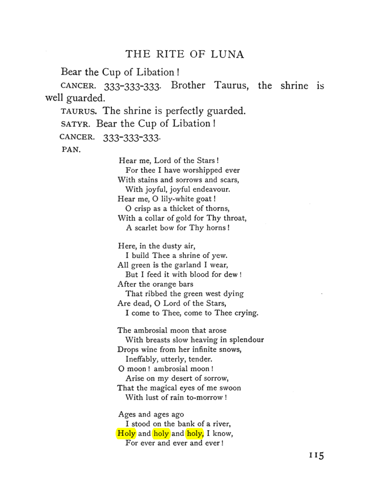 Original scan of The Equinox (Volume I, Number V), PDF page 293