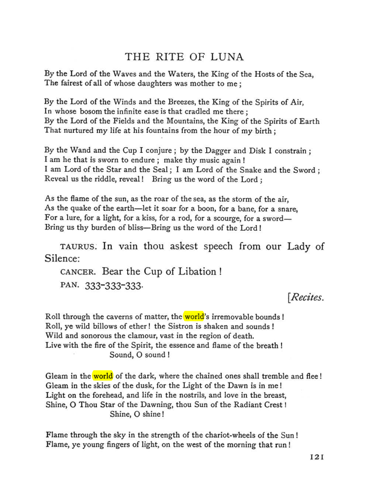 Original scan of The Equinox (Volume I, Number V), PDF page 299