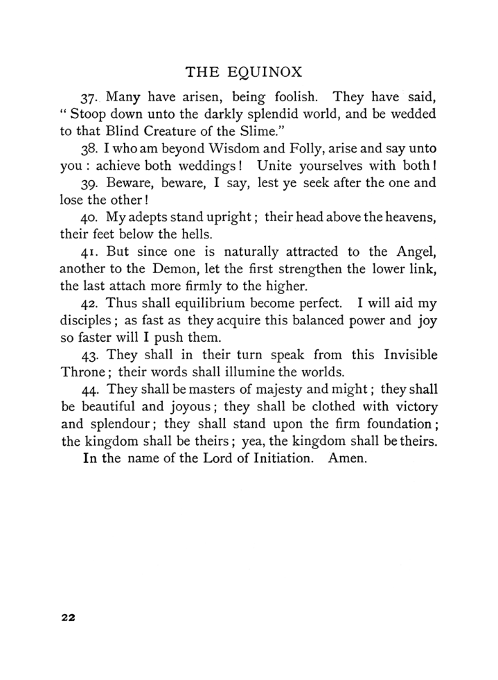 Original scan of The Equinox (Volume I, Number V), PDF page 30