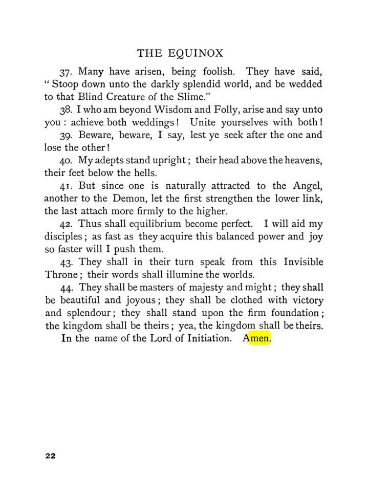 Original scan of The Equinox (Volume I, Number V), PDF page 30
