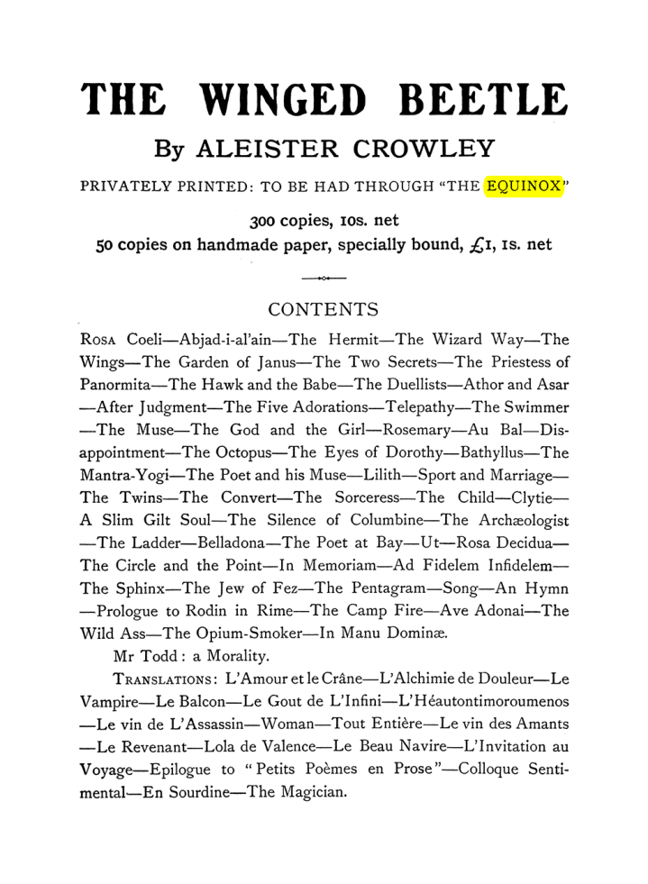 Original scan of The Equinox (Volume I, Number V), PDF page 303