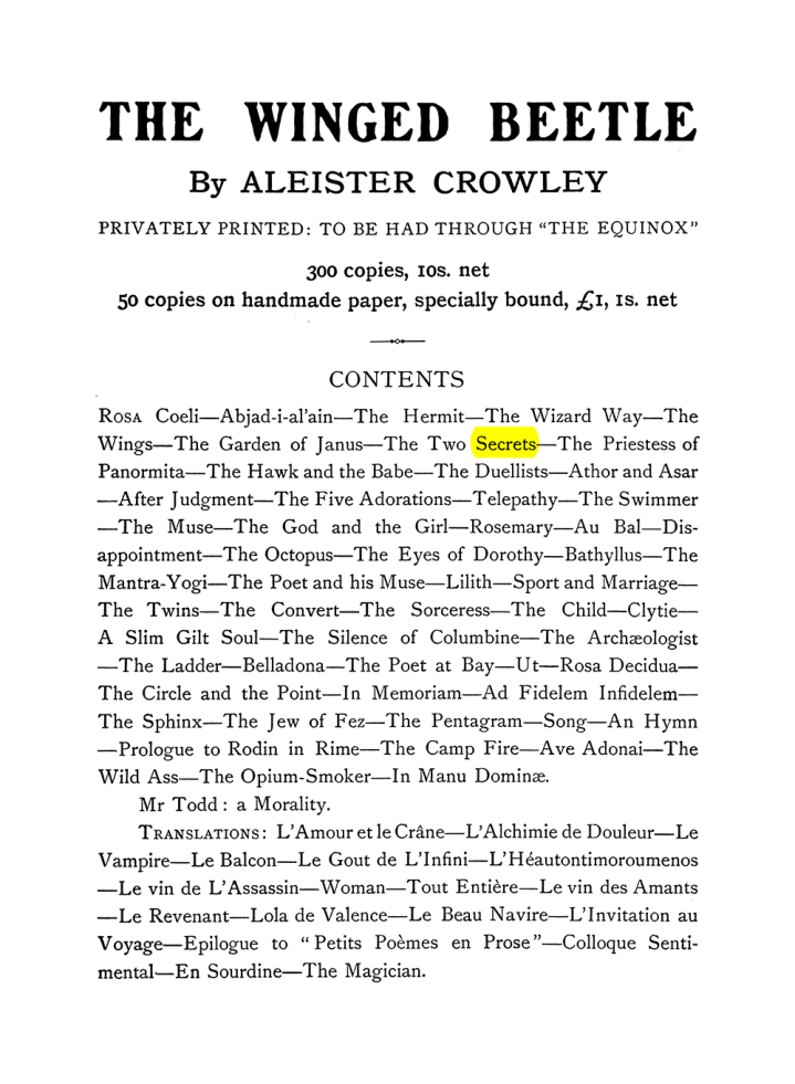 Original scan of The Equinox (Volume I, Number V), PDF page 303