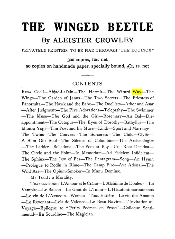 Original scan of The Equinox (Volume I, Number V), PDF page 303