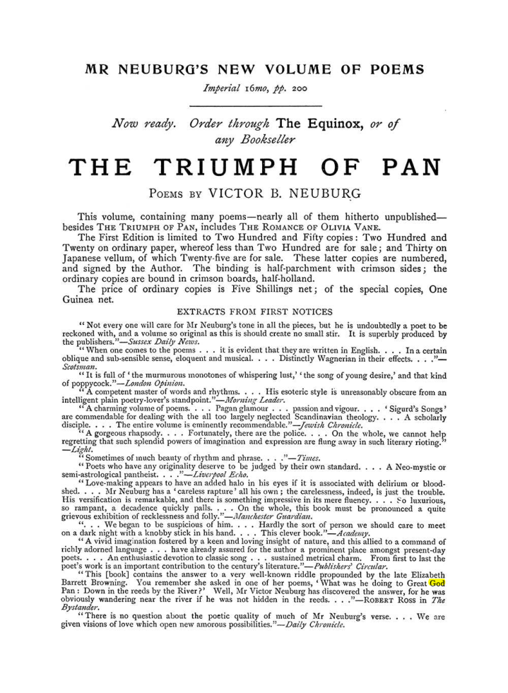 Original scan of The Equinox (Volume I, Number V), PDF page 304
