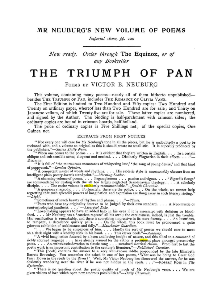 Original scan of The Equinox (Volume I, Number V), PDF page 304