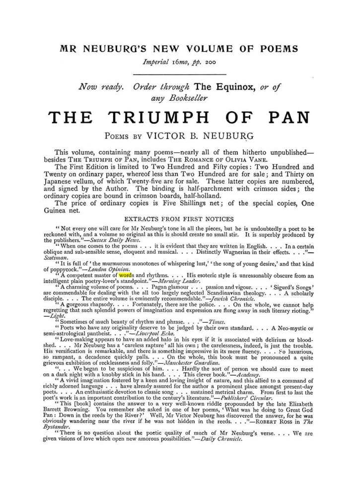 Original scan of The Equinox (Volume I, Number V), PDF page 304