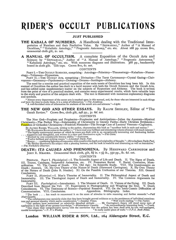 Original scan of The Equinox (Volume I, Number V), PDF page 305
