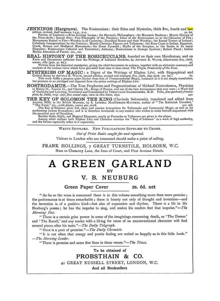 Original scan of The Equinox (Volume I, Number V), PDF page 309