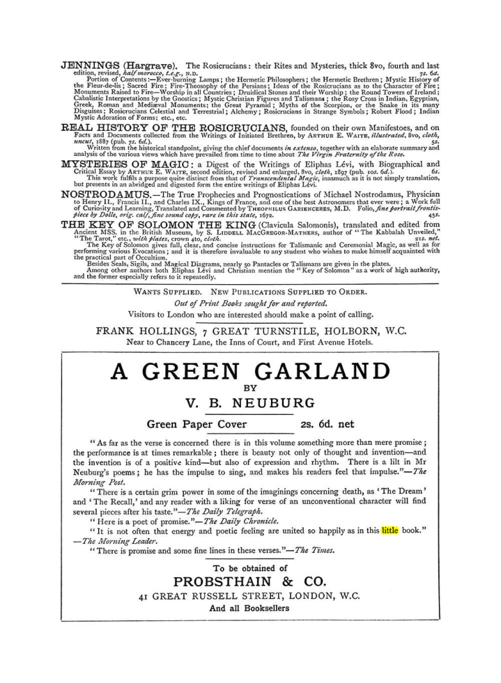 Original scan of The Equinox (Volume I, Number V), PDF page 309