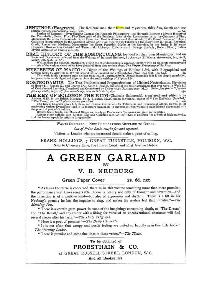 Original scan of The Equinox (Volume I, Number V), PDF page 309