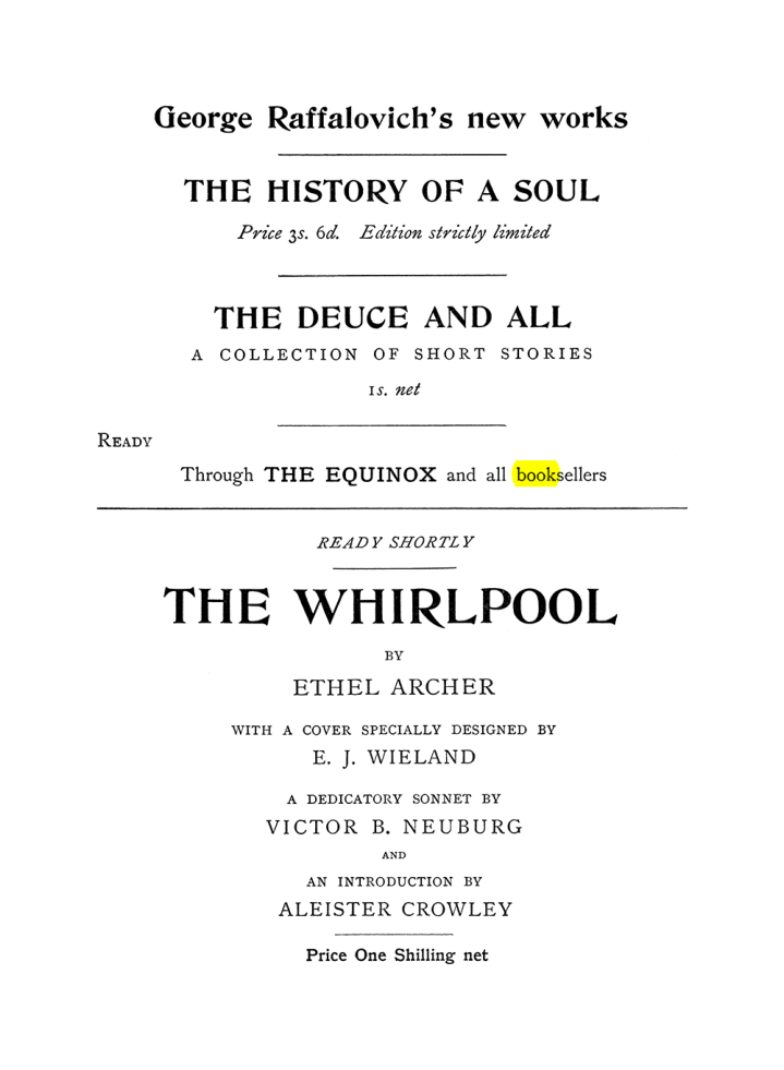 Original scan of The Equinox (Volume I, Number V), PDF page 314