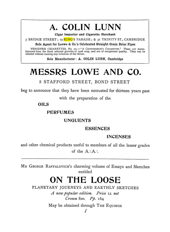 Original scan of The Equinox (Volume I, Number V), PDF page 315