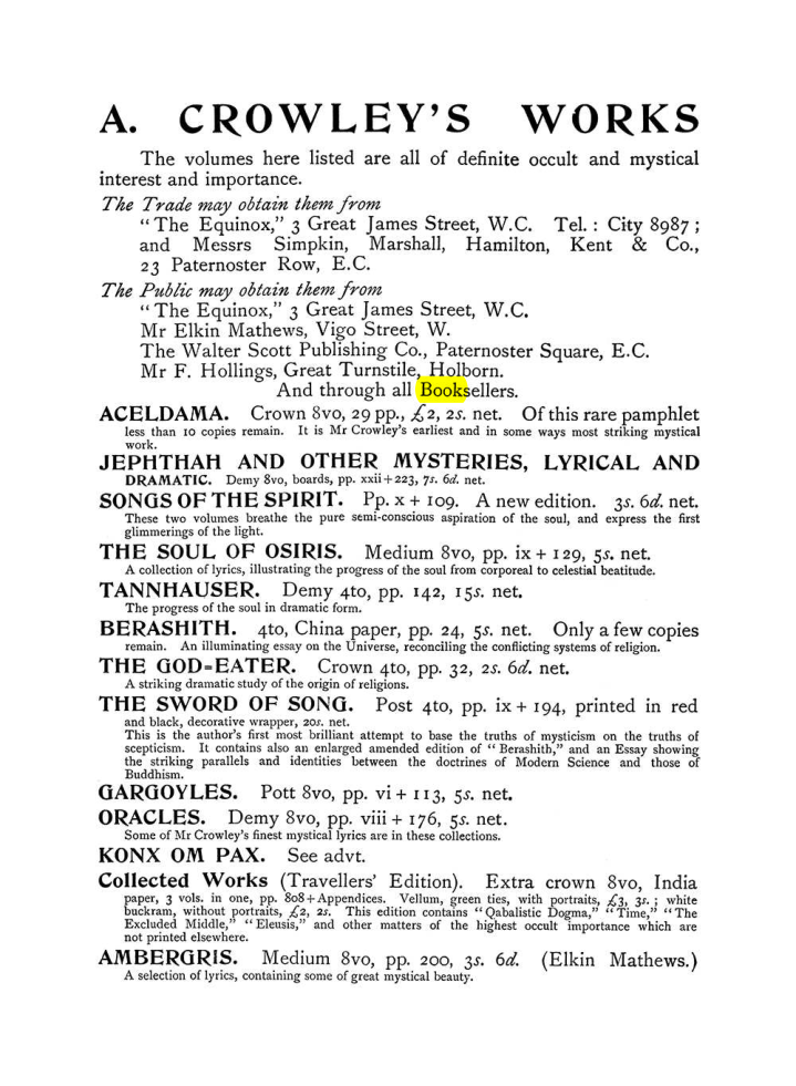 Original scan of The Equinox (Volume I, Number V), PDF page 316