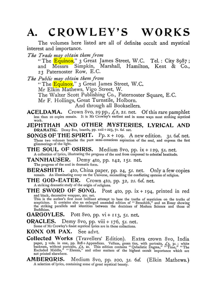 Original scan of The Equinox (Volume I, Number V), PDF page 316