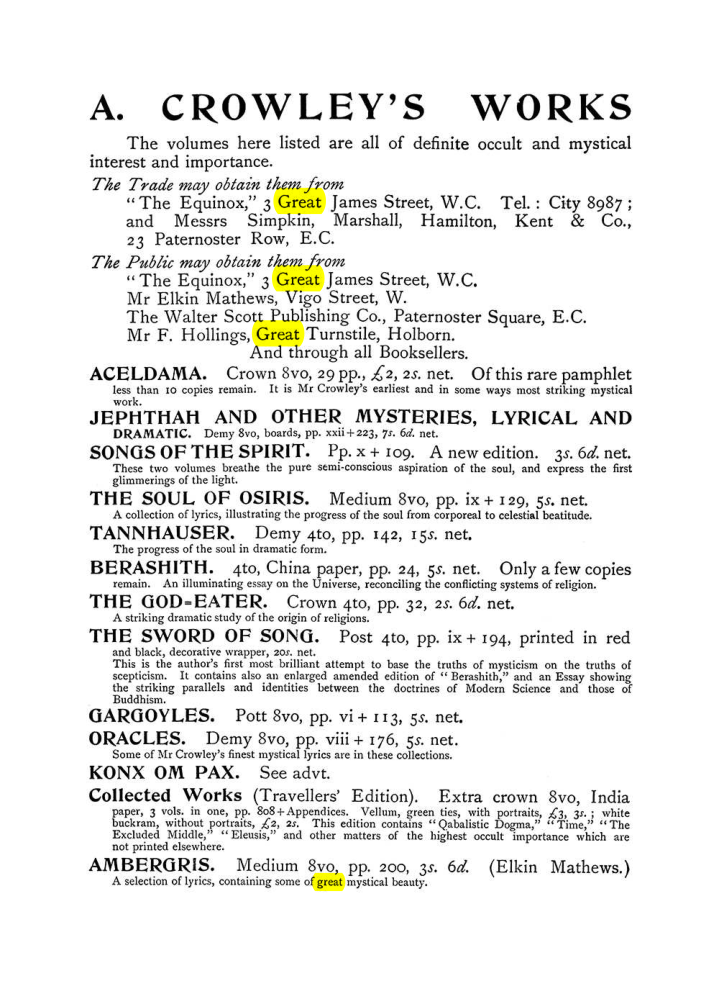 Original scan of The Equinox (Volume I, Number V), PDF page 316