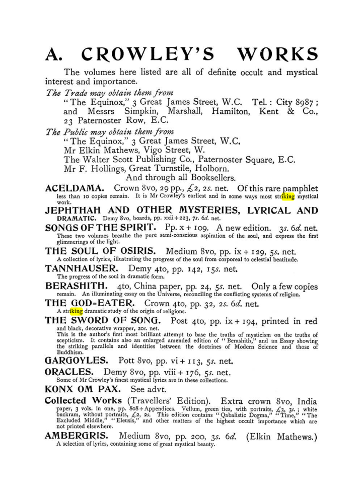 Original scan of The Equinox (Volume I, Number V), PDF page 316