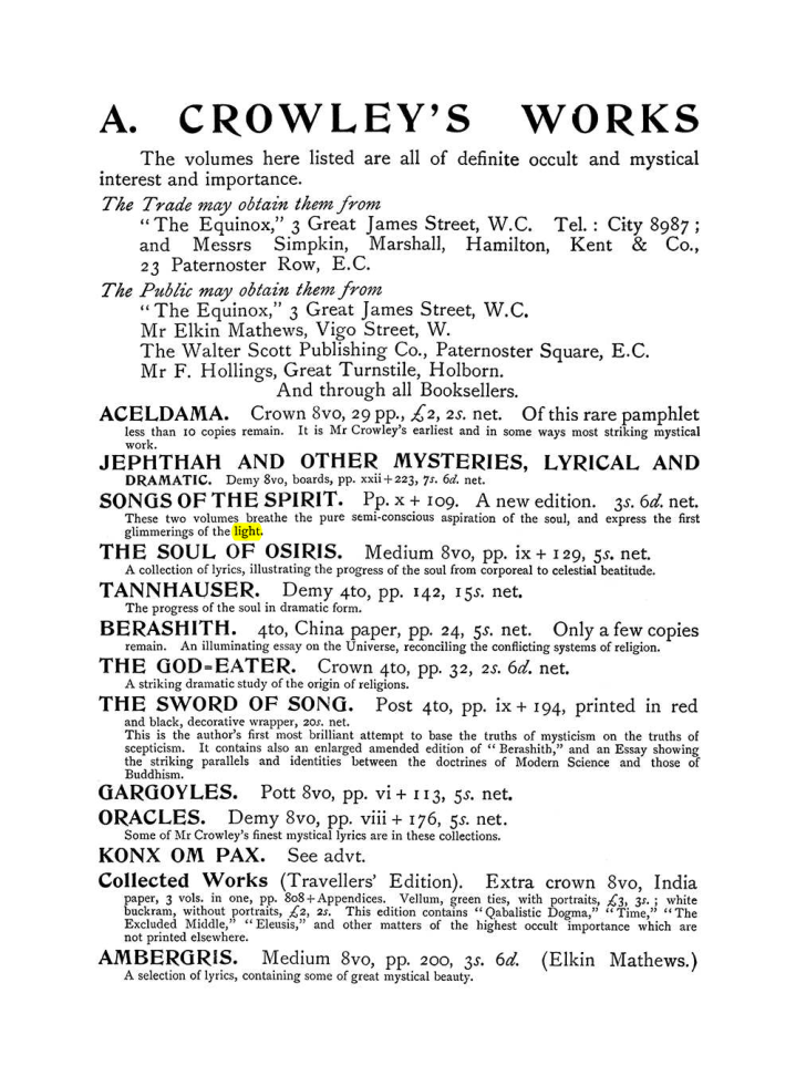 Original scan of The Equinox (Volume I, Number V), PDF page 316