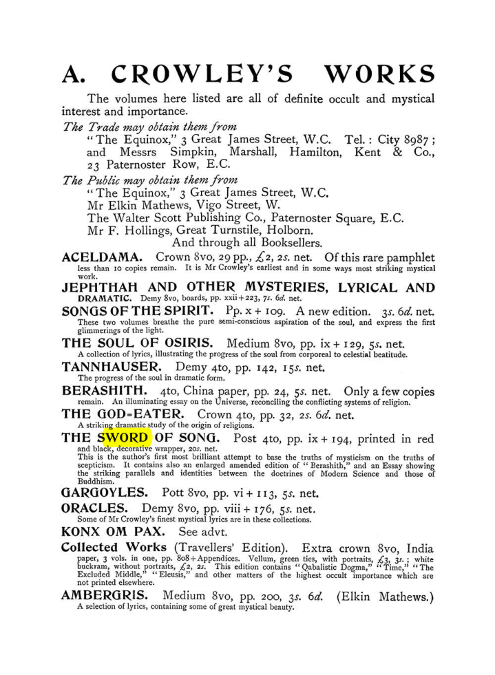 Original scan of The Equinox (Volume I, Number V), PDF page 316