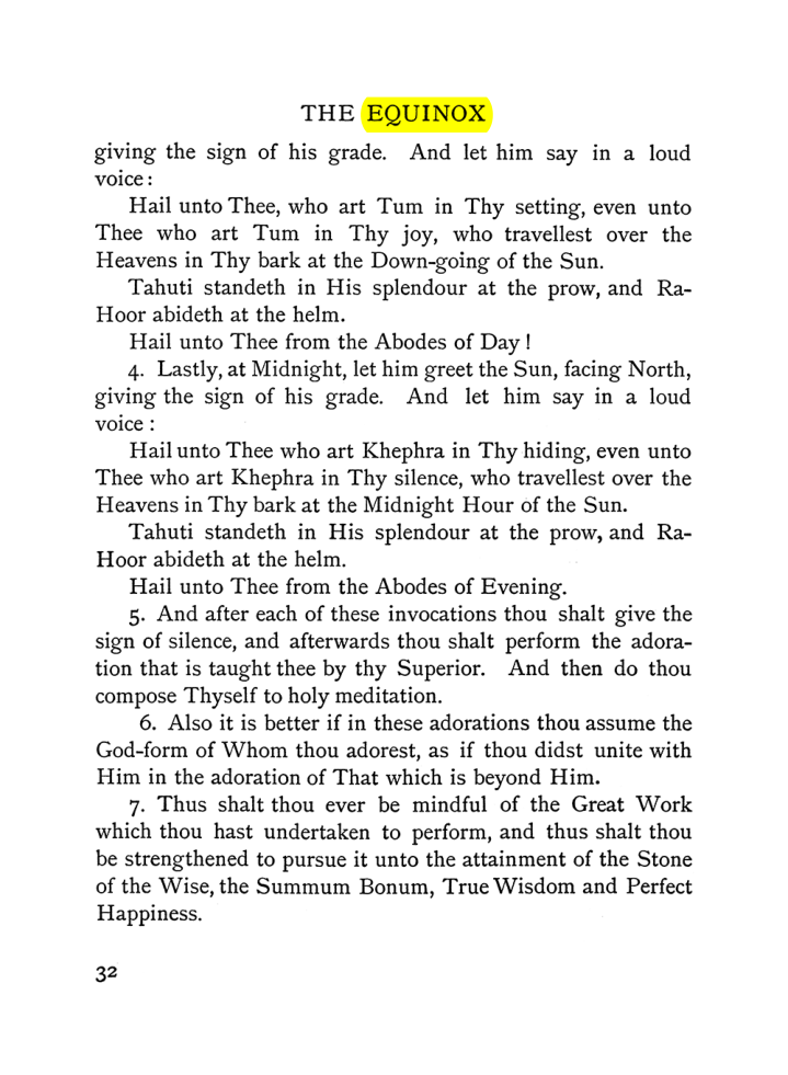 Original scan of The Equinox (Volume I, Number V), PDF page 40