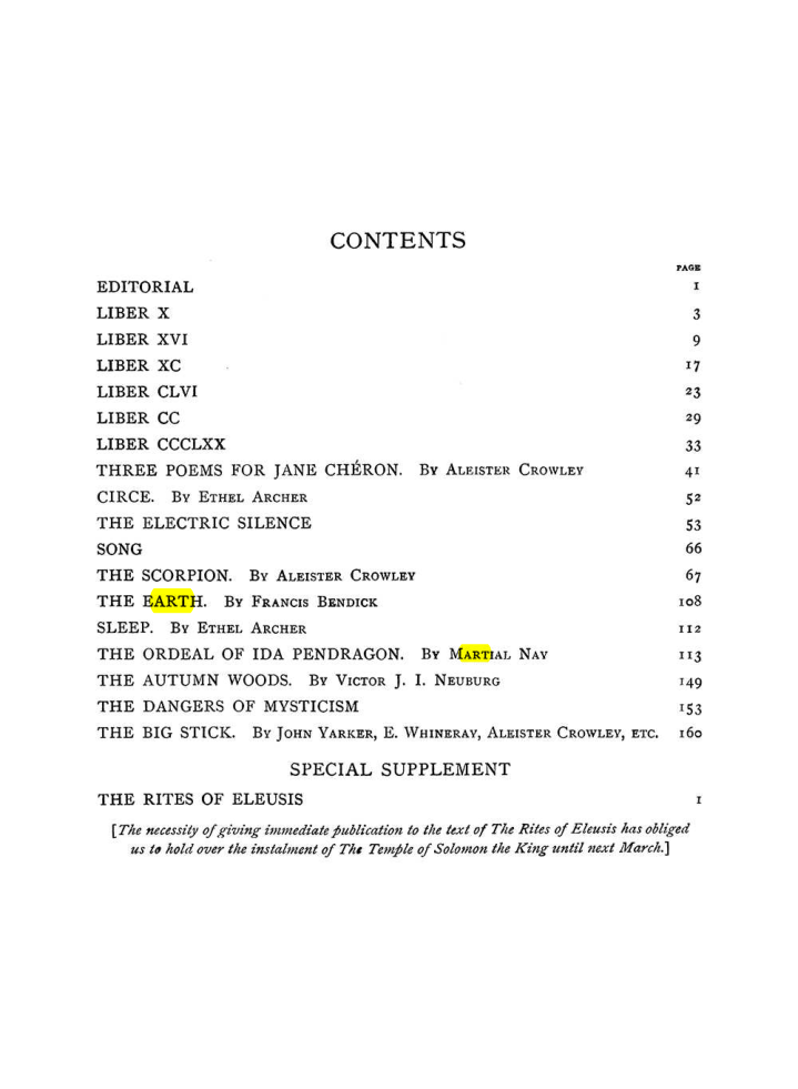 Original scan of The Equinox (Volume I, Number V), PDF page 7