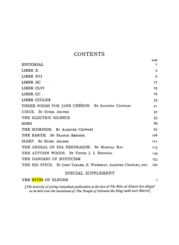 Original scan of The Equinox (Volume I, Number V), PDF page 7