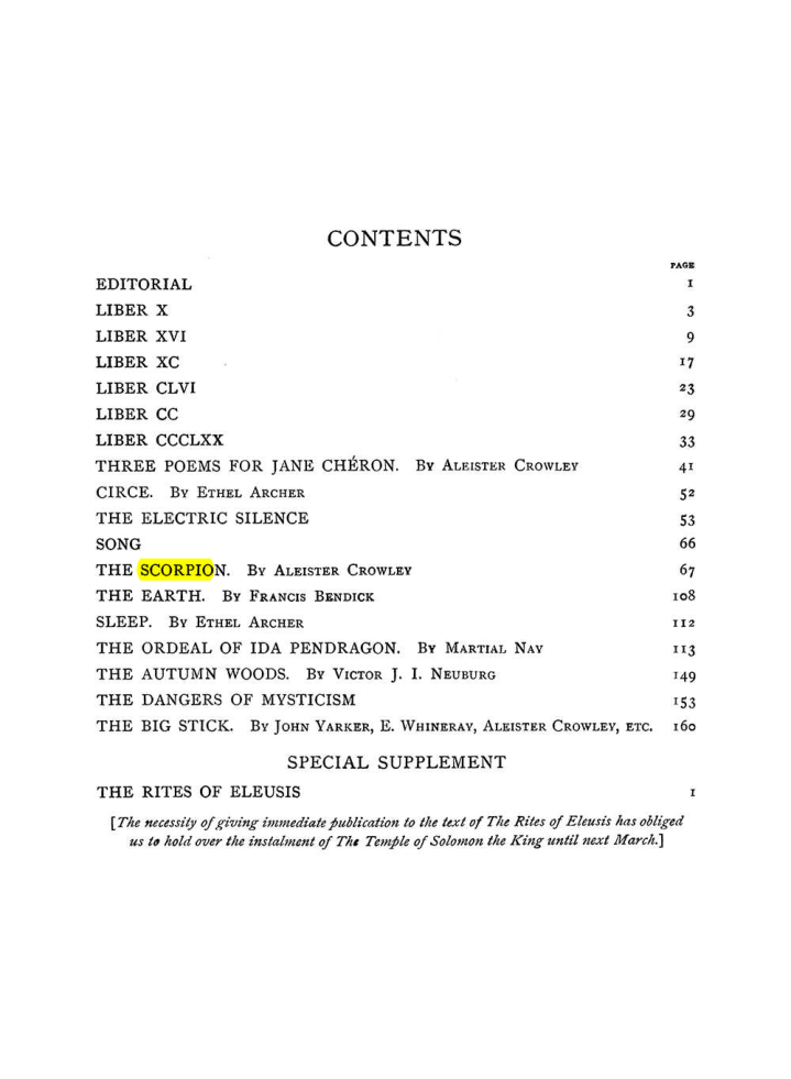 Original scan of The Equinox (Volume I, Number V), PDF page 7